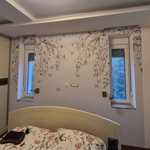 Foto Tapeta sa lišćem prilagodjena prozorima po želji klijenta