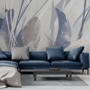 wall mural blue tapeta