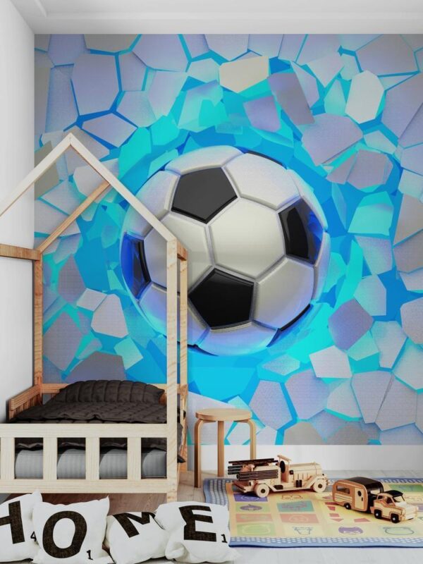 3D plava lopta fototapeta