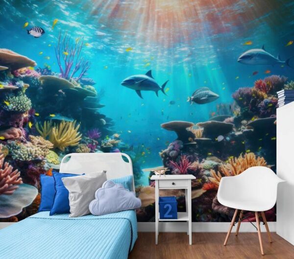3D podvodni okean tapeta