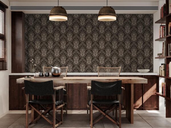 Braon damask fototapeta