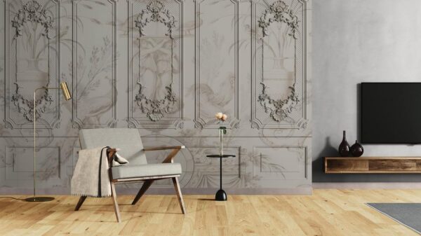 Molding waii braon fototapeta