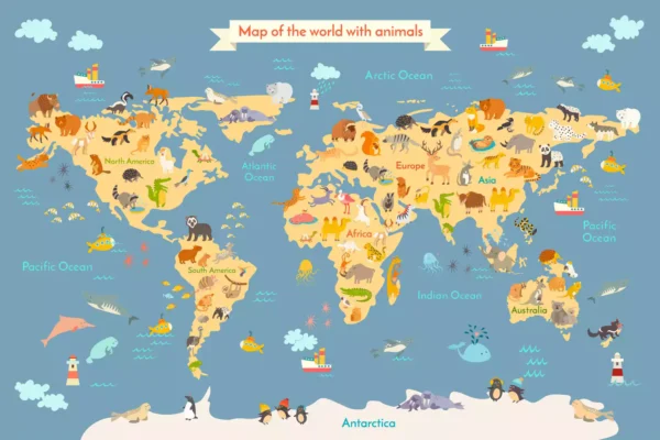 tapete world map 14