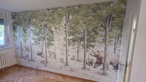 Foto tapeta Šumica 1 u prostoru kupca